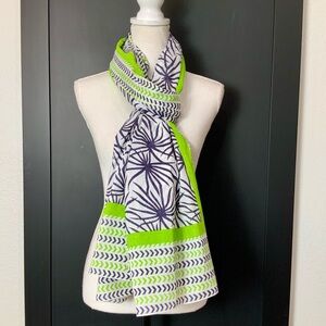 NWT GRETCHEN SCOTT NAVY STARBURST SCARF